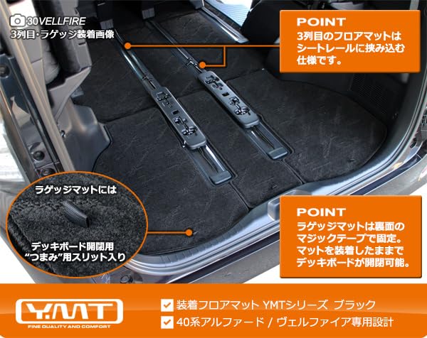 【新品】アルファード／ヴェルファイア40系 フロアマット＆トランクマット 7点組 Amazon | 40系新型アルファード / ヴェルファイア 7人乗り用 フロア